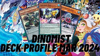 Dinomist Yu Gi Oh Deck Profile for March 2024 [upl. by Teevens]