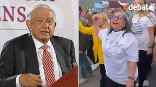 Está en su derecho dice AMLO sobre presencia de Norma Piña en protesta contra reforma judicial [upl. by Aramoiz452]