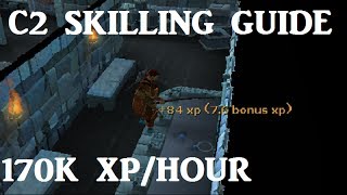 C2 Fishing and Woodcutting Guide  170K XP per hour Runescape 2014 [upl. by Naginnarb]