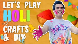 HOLI PARTY DECORATION 🎊🥳🎉  CRAFT amp DIYs  RAJ ANADKAT ❤️ [upl. by Naman770]