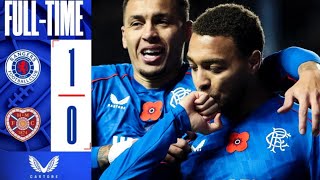 Rangers vs Hearts  10  Highlights  William Hill Premiership 2024 [upl. by Asiralc515]