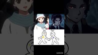 Sun  moon  couple 👫Demon slayer ship anime couple manhwa  youtubeshorts [upl. by Claudia]