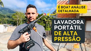 Lavadora Portátil de Alta Pressão Recarregável  É Boa Vale a Pena Review e Análise  Testes [upl. by Brodsky]