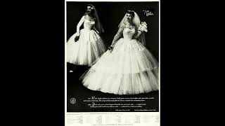 1950s Wedding Dress Fashions [upl. by Naivad]