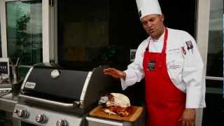 How to use the Weber Rotisserie on the Grill  Gygicom [upl. by Fin]