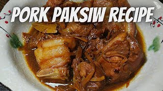 Easy Pork Paksiw Recipe [upl. by Annot]