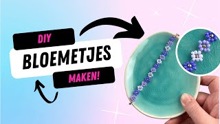 Bloemen Armband Maken Met Kralen DIY [upl. by Eilrebma]