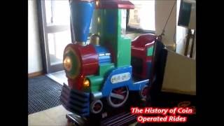 1990s Coin Operated Steam Engine Kiddie Ride  ChooChoo Train [upl. by Lekym836]