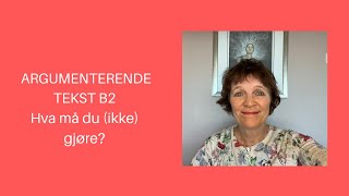 Maries video 28 Norskprøve ARGUMENTERENDE tekst B2 [upl. by Rehpotsirhk]