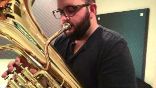 Uptown Funk Euphonium Loop  Tubavisionary [upl. by Lexi]