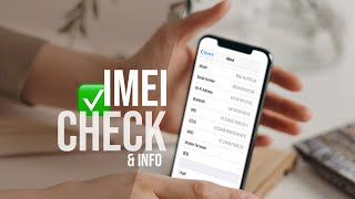 How to Check iPhone IMEI Number 2021 [upl. by Ahsyekat566]