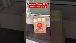 DoorDash Customer Tipped 4 For McDonald’s 🍟🍔🥤🚙 shorts fooddelivery gigworker fastfood [upl. by Nilson776]