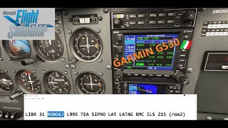 GARMIN G530 in FS2020 come utilizzarlo [upl. by Dag]