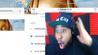 DJ Akademiks Reaction When He Found Out Drake Was On AstroWorldSicko Mode [upl. by Antonin917]