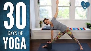 Day 5  FEEL ALIVE FLOW 30 Days of Yoga [upl. by Olympium893]