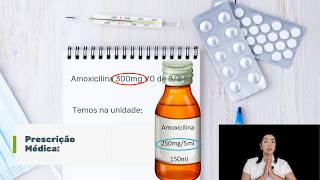 Cálculo de Medicamentos  Exercício  Regra de 3  Amoxicilina [upl. by Sasnak806]