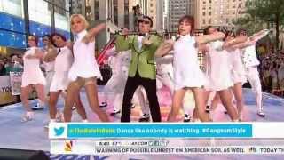 PSY  GANGNAM STYLE NBC Today show 0914 싸이 미국방송 라이브 [upl. by Sad]