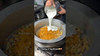 Full Making of Veg Biryani😳🥵 Indian Street Food [upl. by Sedgewick]