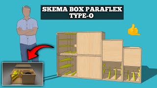 SKEMA LENGKAP BOX PARAFLEX TYPEO 21 18 15 12 INCH SUBWOOFER PARAFLEX [upl. by Tebasile]