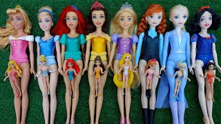 Disney Princess Doll Makeover DIY Miniature Ideas for Barbie Wig Derss Feceup Barbie dolls [upl. by Tufts688]