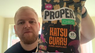 Proper Katsu Curry Flavour Chickpea Chips  Review [upl. by Ettenad]