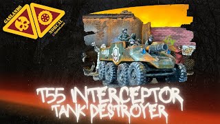 Gaslands T55 Interceptor Tank Destroyer Kit Review and Assembly [upl. by Aleydis908]