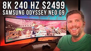 Samsung Odyssey Neo G9 Unboxing Review  The MOST INSANE Gaming Monitor Money Can Buy Too Crazy [upl. by Enal279]