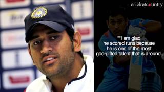 MS Dhoni calls Rohit Sharma the quotmost talented player aroundquot [upl. by Fernald]