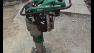 Wacker BS502 Jumping Jack Trench Rammer [upl. by Llehcam]