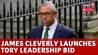 James Cleverly LIVE  James Cleverly Launches Conservative Party Leadership Bid  Tory Leadership [upl. by Osy]