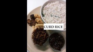 Curd rice with Palakkadan Matta12a taste with a difference 😊 [upl. by Ylsel]