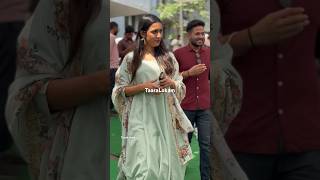 Niharika Konidela grand entry at Movie opening niharika niharikakonidela yt viral toptrending [upl. by Tnomed]