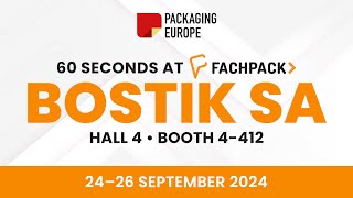 60 Seconds with Bostik at FachPack [upl. by Carma]