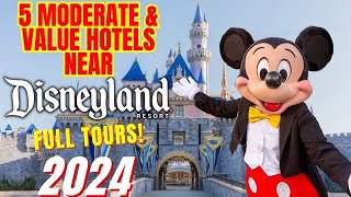 Disneyland Moderate And Value Hotels FULL TOUR [upl. by Eeznyl]