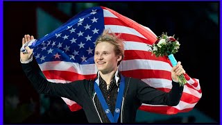 Recordbreaking 😍American teen Ilia Malinin lands quadruple axel as he wins first ever World title [upl. by Ainafets]