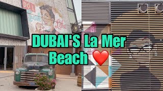 DUBAIs Most Unique Beach 🇦🇪 [upl. by Tenahs711]