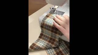 Plaid Hairband Tutorial cute diy kawaiidiy christmastree kawaii bag sewingtutorial kawaii [upl. by Adnicul]