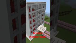 Modern hotel tutorial in Minecraft survival series 121 [upl. by Kenlee]