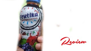 Frutika Red Grape Fruit Drink  Review [upl. by Naginnarb]