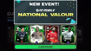 WOW 😯 NEW EVENT NATIONAL VALOUR IN FC MOBILE 24 ASIA AND ANFRICA CUP PLAYERS [upl. by Ardna]