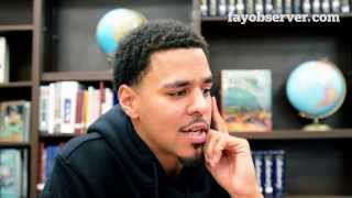 J Cole On Reading Exposing Kids to the World Outside of Fayetteville [upl. by Ytinirt]