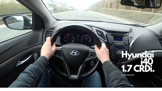 Hyundai i40 17 CRDi 141 HP 4K  POV Test Drive 046 Joe Black [upl. by Trilley326]