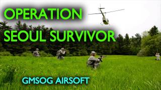 GMSOG Airsoft Helicopter Minigun Strafer 1080p HDDSLR Airsoft Action OP Seoul Survivor [upl. by Malinowski87]