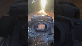 It redlined at 65mph canam automobile atvoffroad offroadatv canam offroad atv4x4 [upl. by Imena]