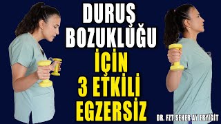 DURUŞ BOZUKLUĞU İÇİN 3 ETKİLİ EGZERSİZ aktifizyo fiziktedavi duruşbozukluğu [upl. by Emmery]