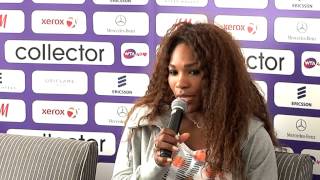 Press conference with Serena Williams [upl. by Nhguaval]