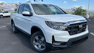 2025 Honda Ridgeline RTL  Platinum White Pearl  Walkaround [upl. by Josefina]