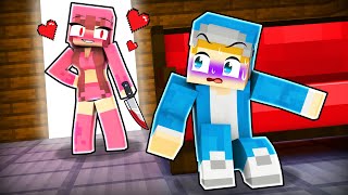 My GIRLFRIEND is a YANDERE GIRL in Minecraft [upl. by Atikir]