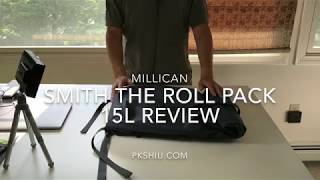 Millican Smith the roll 15l backpack review [upl. by Ahtabbat787]