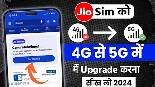 Jio 4g sim ko 5g kaise karen  How to convert Jio sim 4g  Jio 5g kaise kare  jio 5g setting 2024 [upl. by Lamb759]